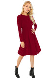 Tfunny Fashion Full Sleeve Knee Long Flared Western Skater Dress